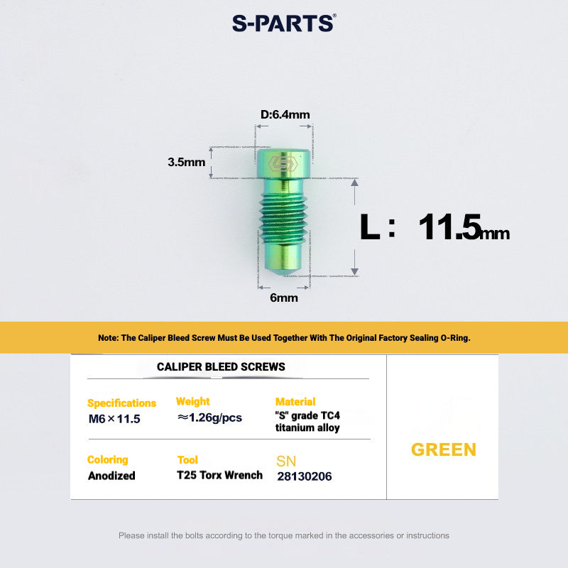 Shimano Dura-Ace R9270 Titanium Disc Brake Bolt Kit