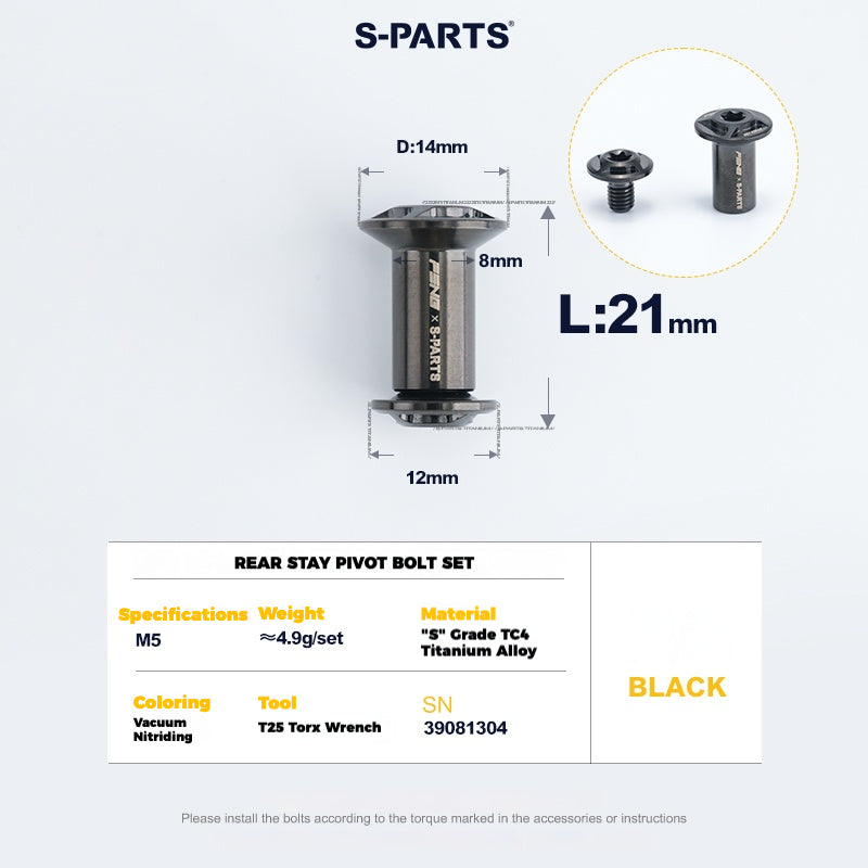 Specialized Epic 8 Suspension Bolt Kit | Full Pivot & Shock Hardware Set