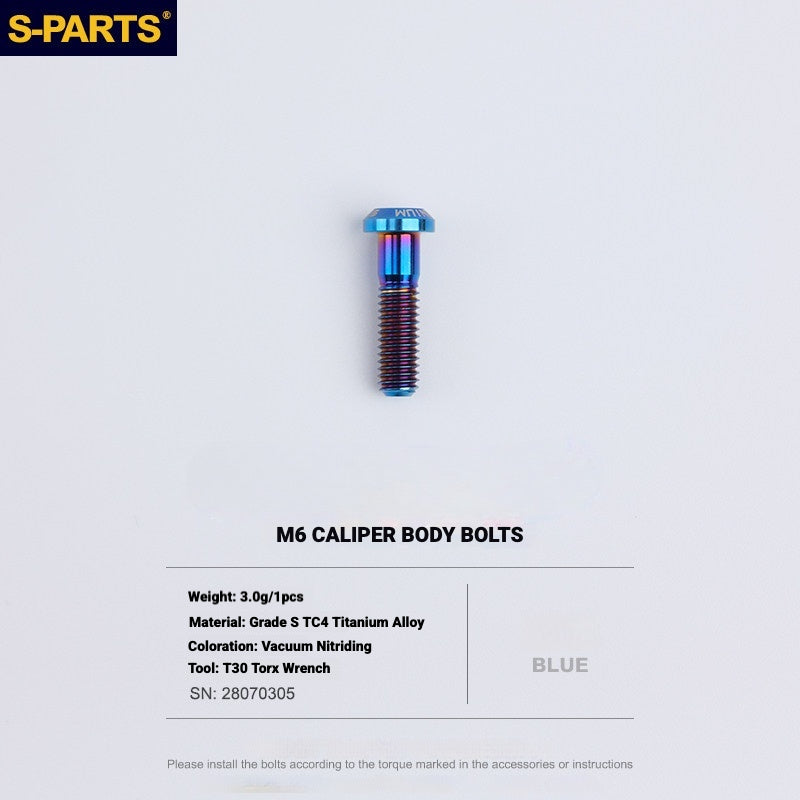 S-PARTS Titanium Bolt Kit for Shimano Ultegra Di2 R8170 Disc Brake & Shifter | Road Bike Upgrade