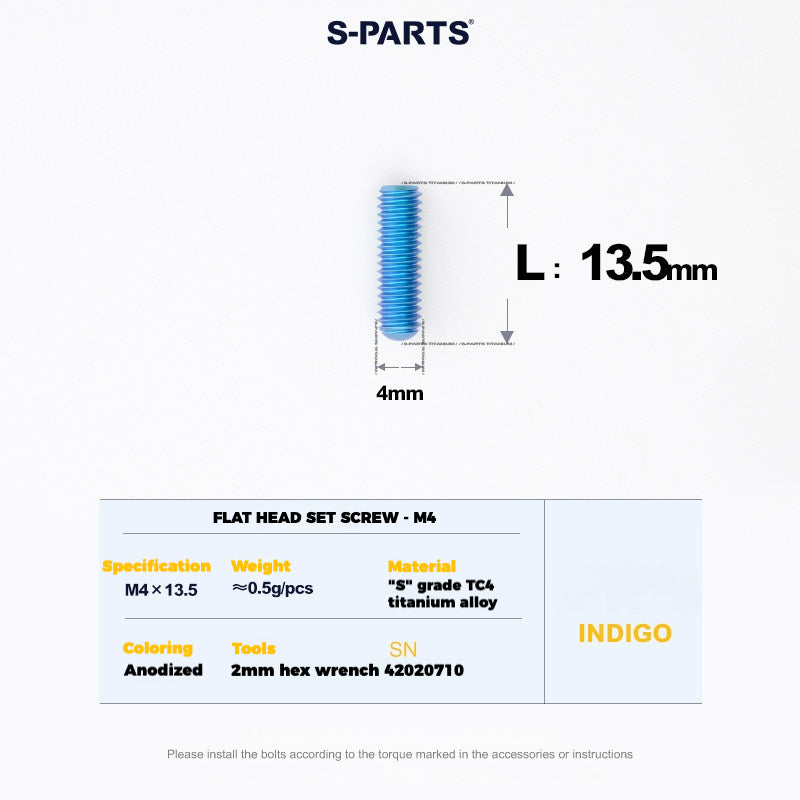 S-PARTS Titanium Derailleur Gear Screws Compatible with SRAM RED AXS