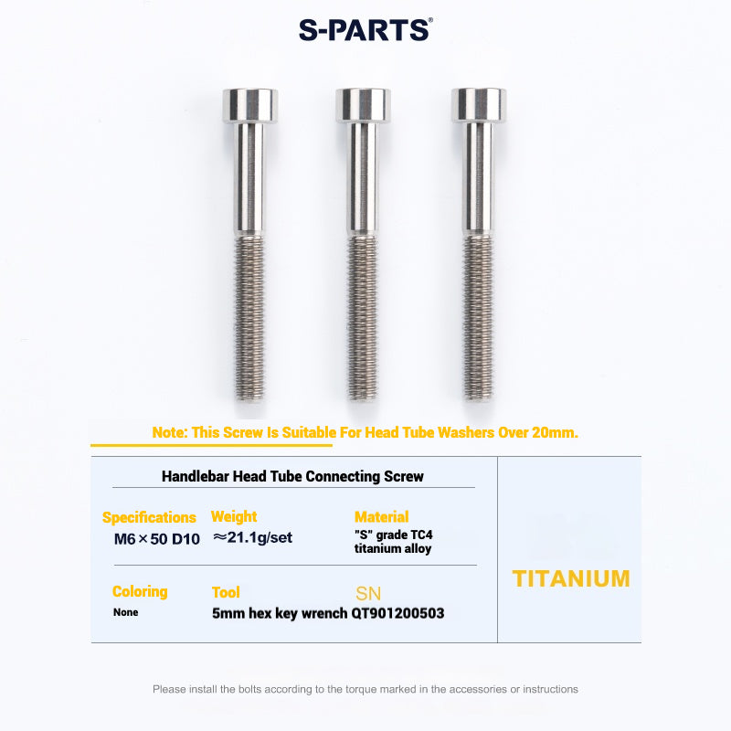 Cervélo S5 Titanium Bolt Kit – Full Frame Lightweight Upgrade Set | CNC TC4 Ti Bolts for Cervélo S5