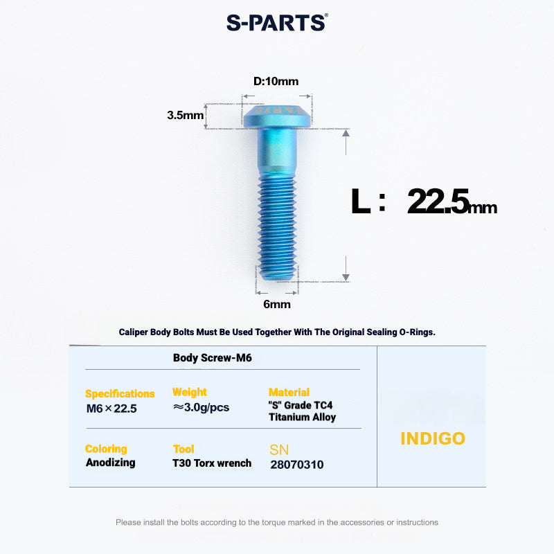 S-PARTS Titanium Bolt Kit for Shimano Ultegra Di2 R8170 Disc Brake & Shifter | Road Bike Upgrade