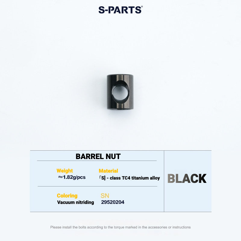 S-PARTS Titanium Saddle Clamp Bolt Kit for Cannondale SystemSix Gen 5 – 3D Printed Lightweight Upgrade