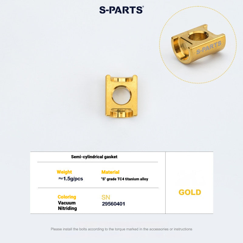 S-PARTS 3DAM Titanium 3D Printed Seatpost Hardware Kit for CERVÉLO S5 (2026 Compatible)