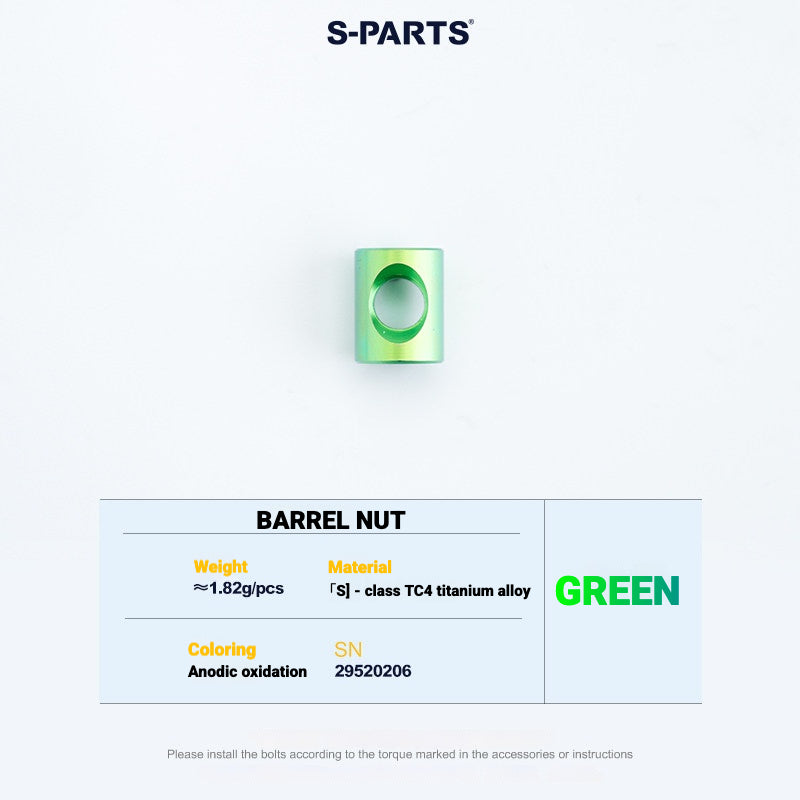 S-PARTS Titanium Saddle Clamp Bolt Kit for Cannondale SystemSix Gen 5 – 3D Printed Lightweight Upgrade