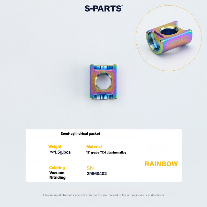 S-PARTS 3DAM Titanium 3D Printed Seatpost Hardware Kit for CERVÉLO S5 (2026 Compatible)