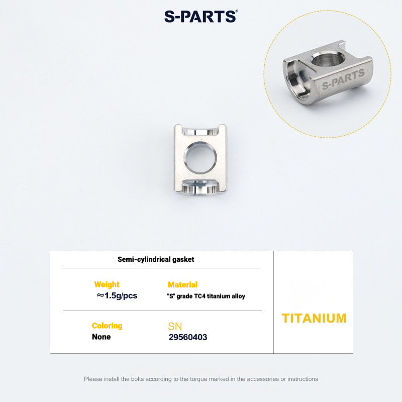 S-PARTS 3DAM Titanium 3D Printed Seatpost Hardware Kit for CERVÉLO S5 (2026 Compatible)