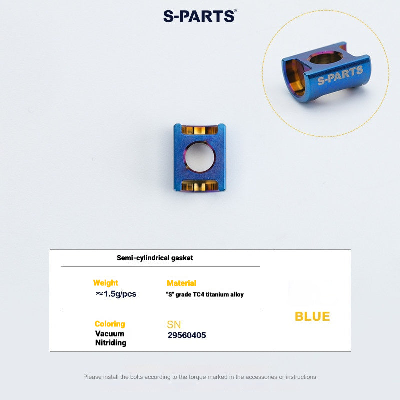 S-PARTS 3DAM Titanium 3D Printed Seatpost Hardware Kit for CERVÉLO S5 (2026 Compatible)