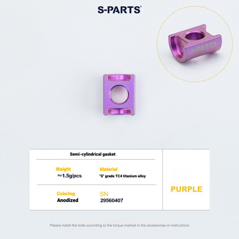 S-PARTS 3DAM Titanium 3D Printed Seatpost Hardware Kit for CERVÉLO S5 (2026 Compatible)