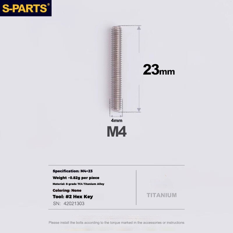 S-PARTS Titanium Derailleur Gear Screws Compatible with SRAM RED AXS