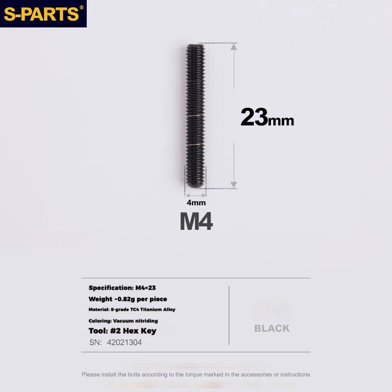 S-PARTS Titanium Derailleur Gear Screws Compatible with SRAM RED AXS