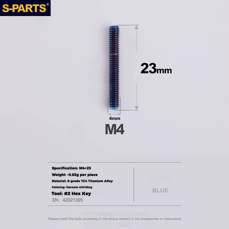 S-PARTS Titanium Derailleur Gear Screws Compatible with SRAM RED AXS