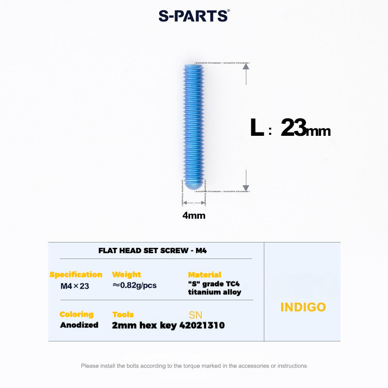 S-PARTS Titanium Derailleur Gear Screws Compatible with SRAM RED AXS