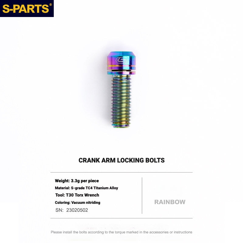 Shimano Road Titanium Bolt Kit – S-PARTS Drivetrain Screws for R8050 / R8150 / R9250