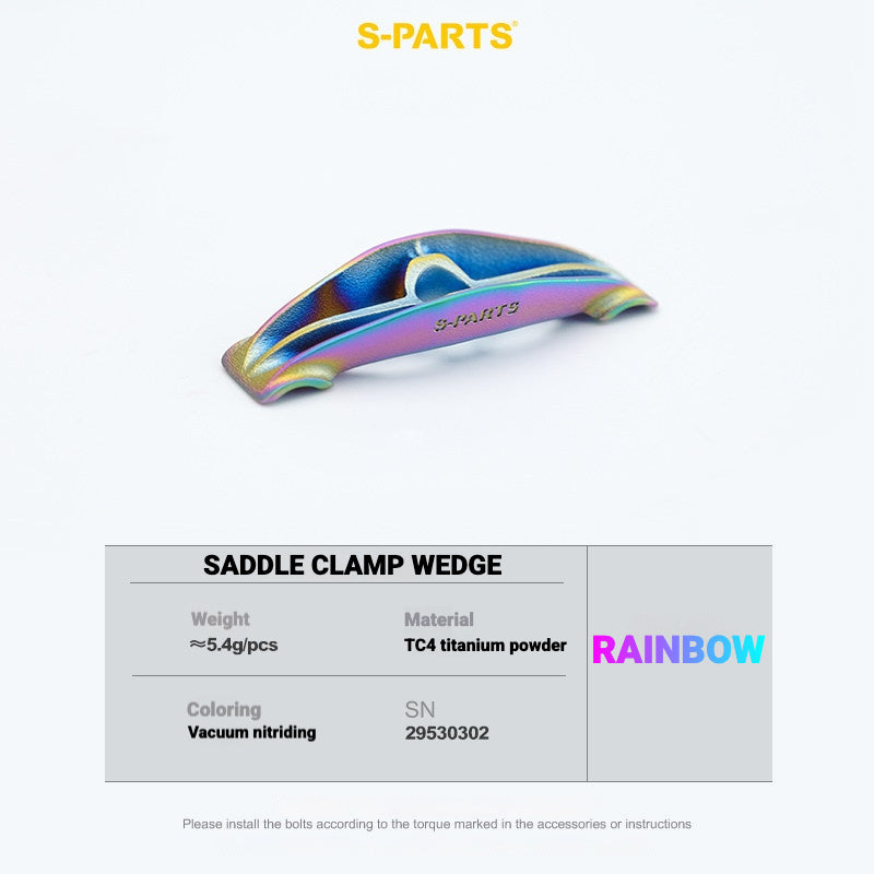 S-PARTS Titanium Saddle Clamp Bolt Kit for Cannondale SystemSix Gen 5 – 3D Printed Lightweight Upgrade