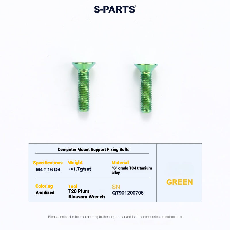 Cervélo S5 Titanium Bolt Kit – Full Frame Lightweight Upgrade Set | CNC TC4 Ti Bolts for Cervélo S5