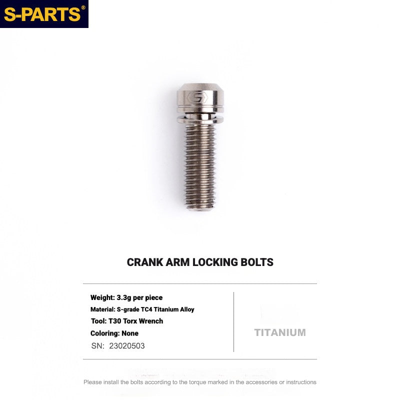 Shimano Road Titanium Bolt Kit – S-PARTS Drivetrain Screws for R8050 / R8150 / R9250