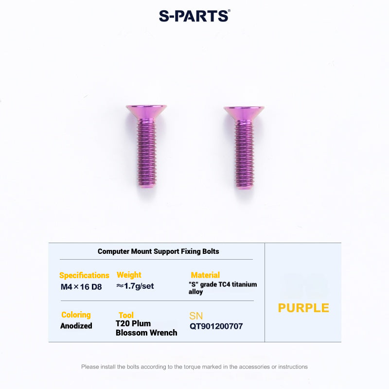 Cervélo S5 Titanium Bolt Kit – Full Frame Lightweight Upgrade Set | CNC TC4 Ti Bolts for Cervélo S5