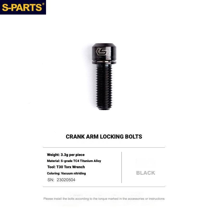 Shimano Road Titanium Bolt Kit – S-PARTS Drivetrain Screws for R8050 / R8150 / R9250