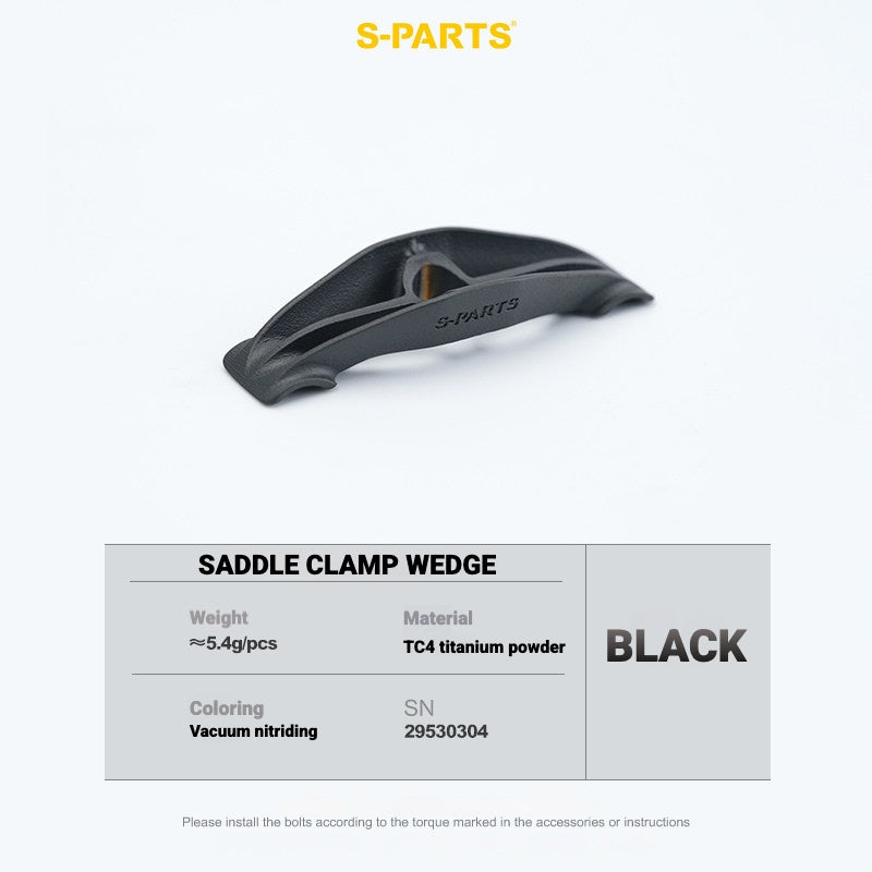 S-PARTS Titanium Saddle Clamp Bolt Kit for Cannondale SystemSix Gen 5 – 3D Printed Lightweight Upgrade