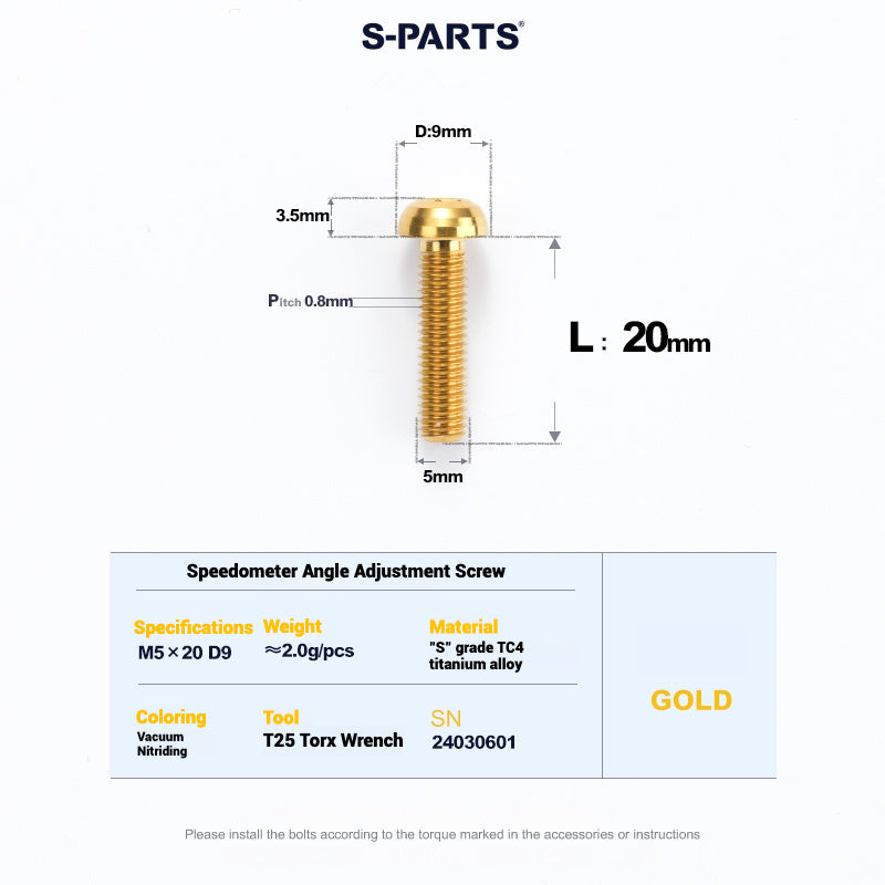 Cervélo S5 Titanium Bolt Kit – Full Frame Lightweight Upgrade Set | CNC TC4 Ti Bolts for Cervélo S5