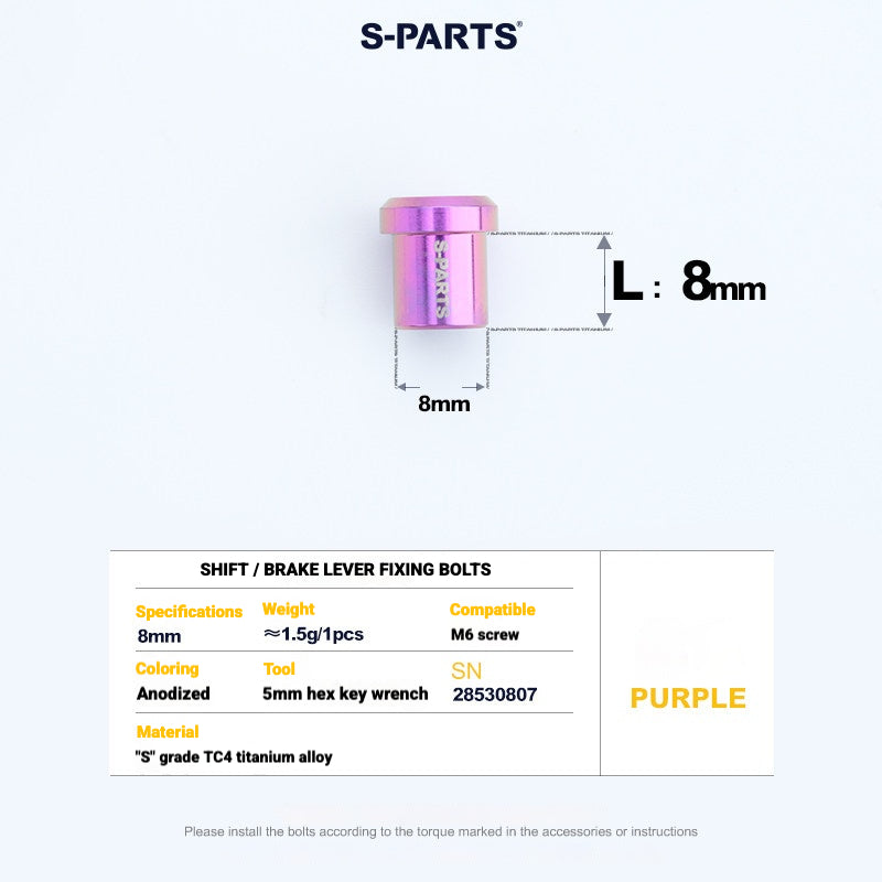 Shimano Dura-Ace R9270 Titanium Disc Brake Bolt Kit