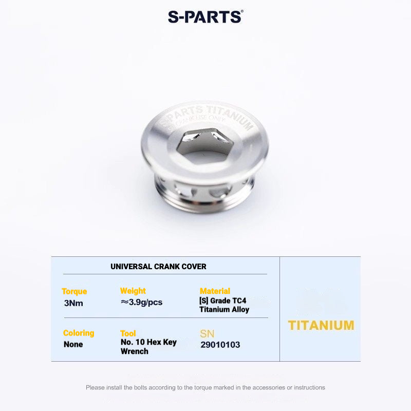 Shimano Road Titanium Bolt Kit – S-PARTS Drivetrain Screws for R8050 / R8150 / R9250