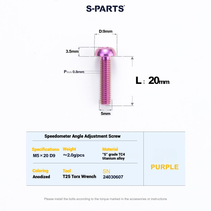 Cervélo S5 Titanium Bolt Kit – Full Frame Lightweight Upgrade Set | CNC TC4 Ti Bolts for Cervélo S5