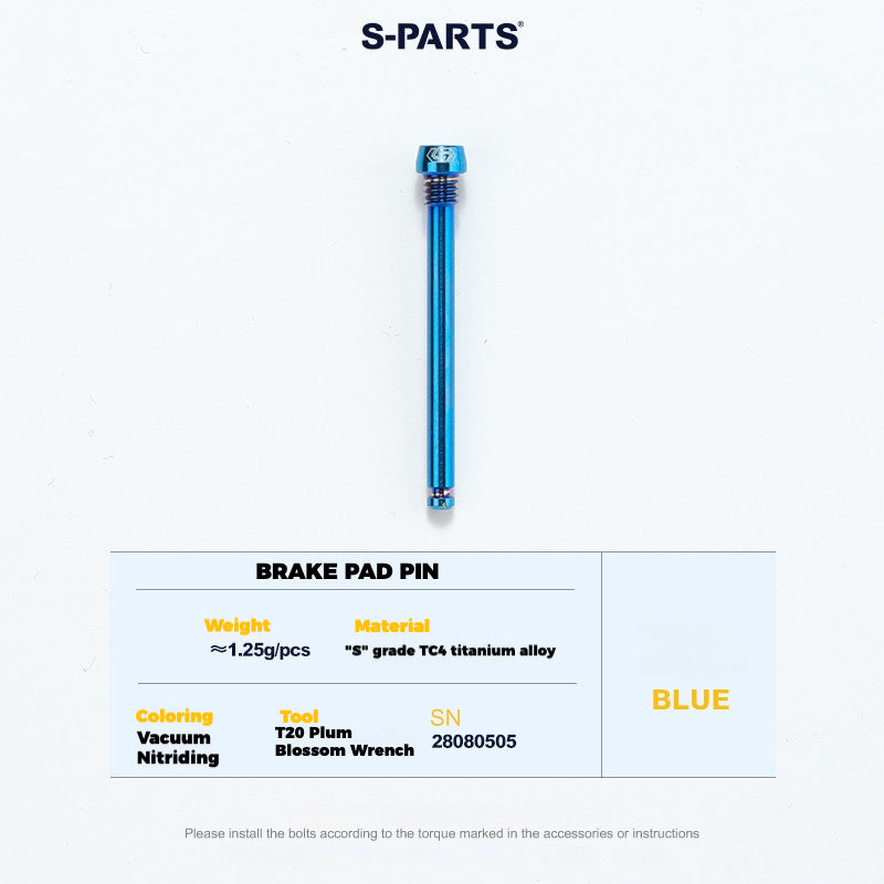 S-PARTS Titanium Bolt Upgrade Kit for SRAM MAVEN Brakes | CNC Precision | Lightweight | Full Color Options