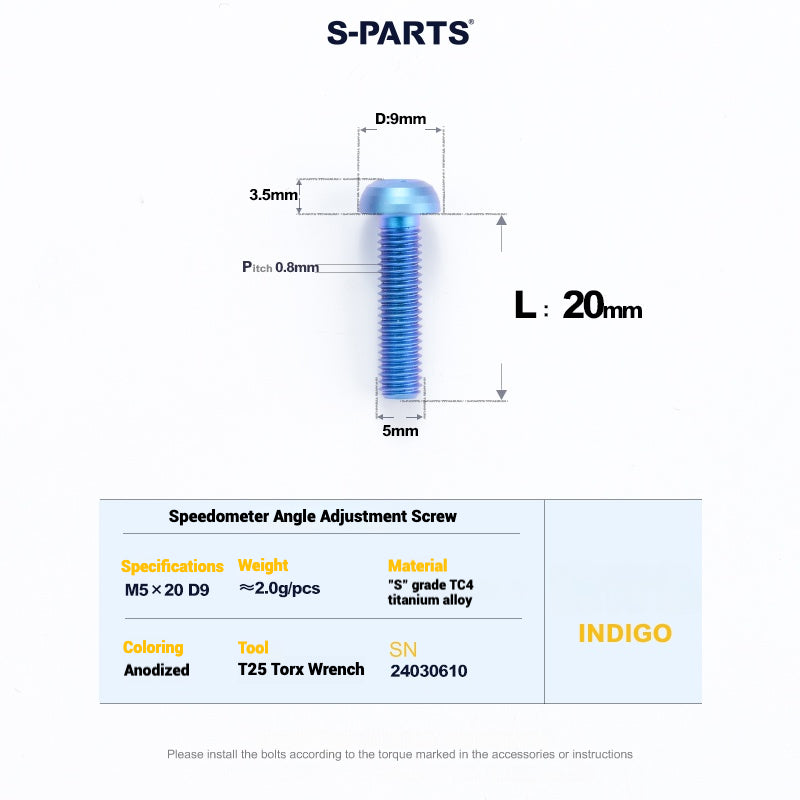 Cervélo S5 Titanium Bolt Kit – Full Frame Lightweight Upgrade Set | CNC TC4 Ti Bolts for Cervélo S5