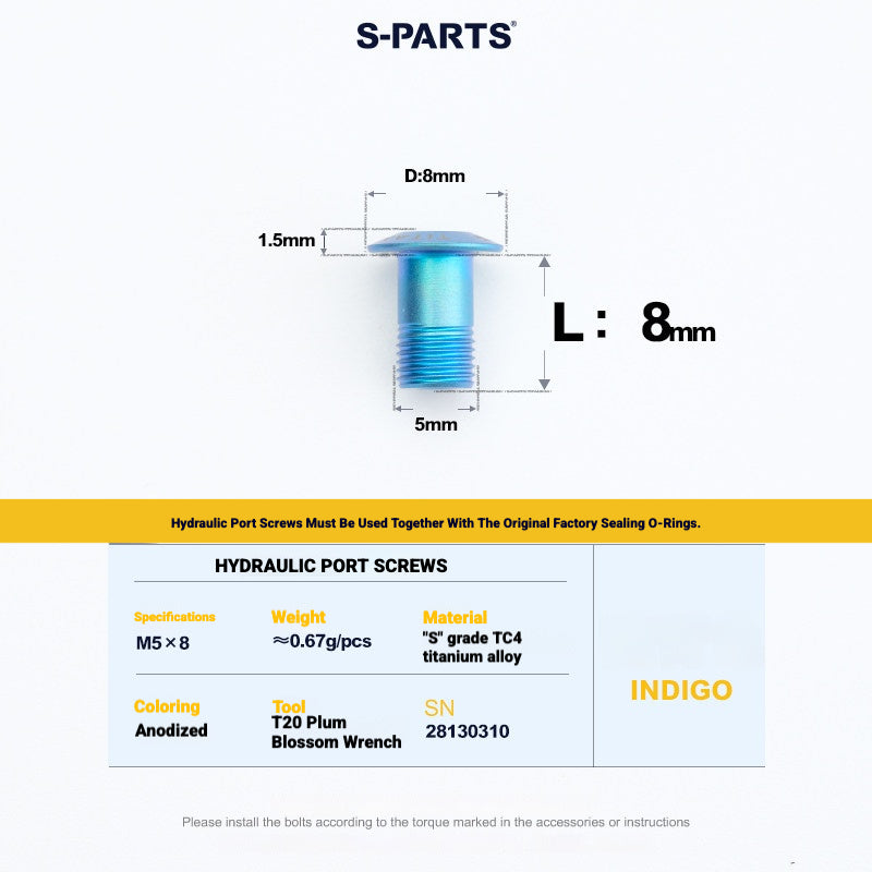 Shimano Dura-Ace R9270 Titanium Disc Brake Bolt Kit