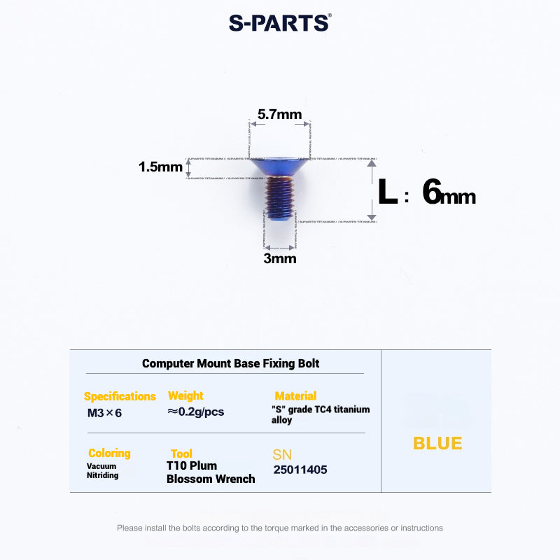 Cervélo S5 Titanium Bolt Kit – Full Frame Lightweight Upgrade Set | CNC TC4 Ti Bolts for Cervélo S5