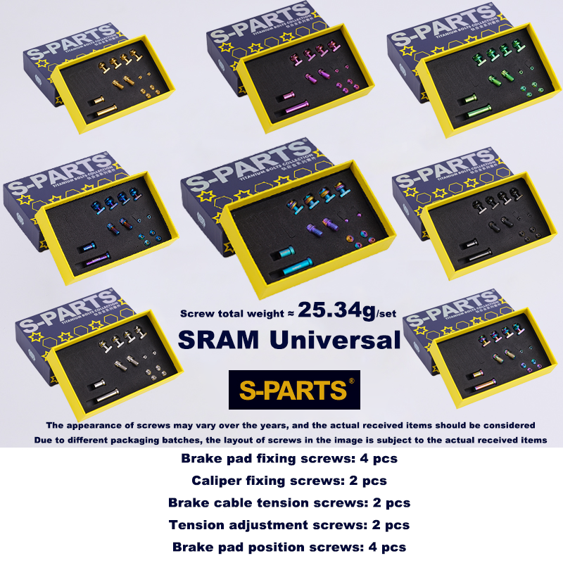 SPARTS Titanium Alloy C-Clamp Screws - Compatible with SRAM Series