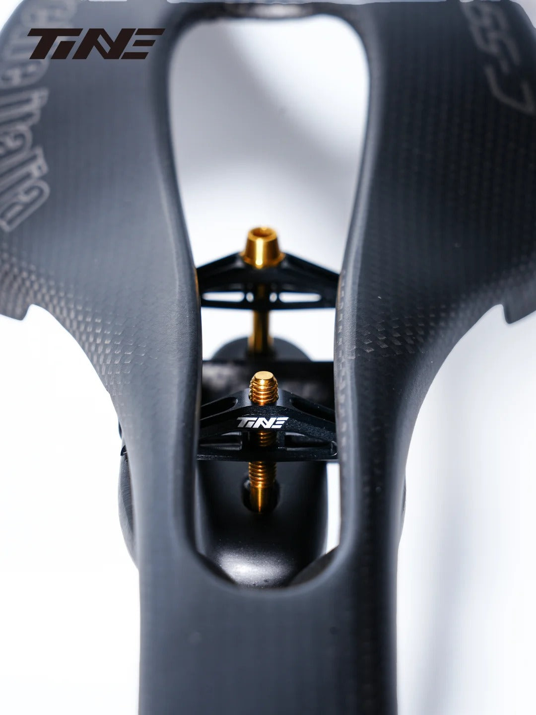 TiNE Ultra-Light Titanium Saddle Clamp Kit for Cervelo Seatposts | 21.4g | 65.3% Weight Reduction