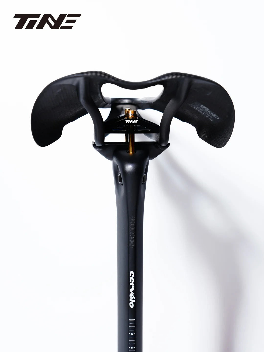TiNE Ultra-Light Titanium Saddle Clamp Kit for Cervelo Seatposts | 21.4g | 65.3% Weight Reduction