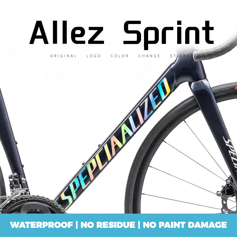 Specialized Allez Sprint Frame Logo Sticker Decal Color Change Kit Waterproof Custom Vinyl