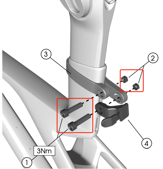 Aggiornamento completo dei bulloni in titanio per i kit freno Trek Madone Gen7 SLR/SL e Shimano/SRAM Shift