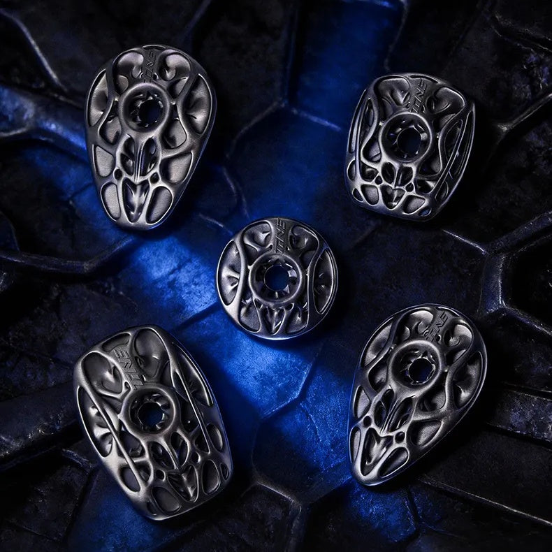 TiNE × Eclos Titanium Headset Top Cap for Pinarello 2021 / 2025 BESO Topology Ultralight