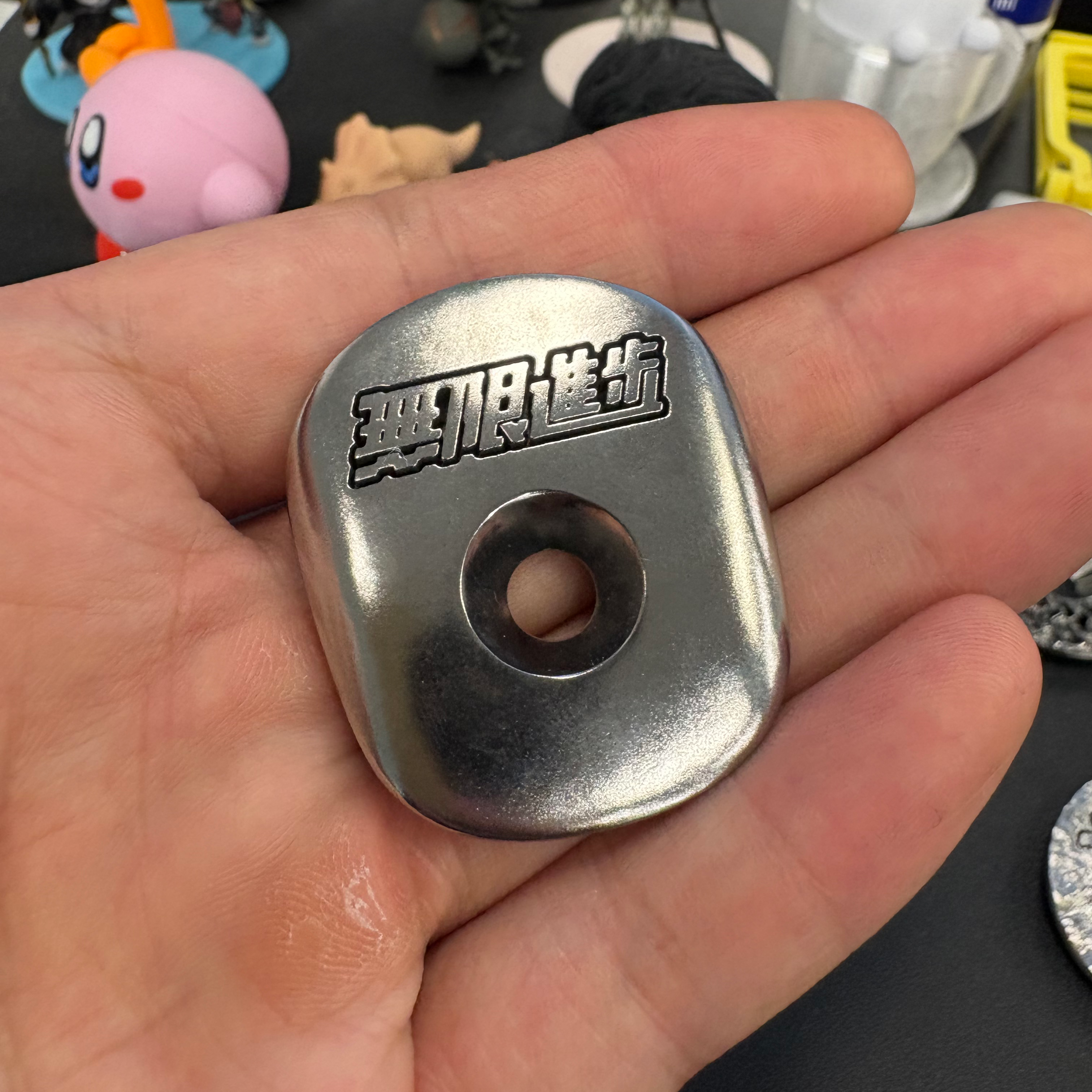 Customizable Titanium 3D-Printed Top Cap for ENVE SES Aero Pro / AR In-Route Handlebar – Color & Text Options