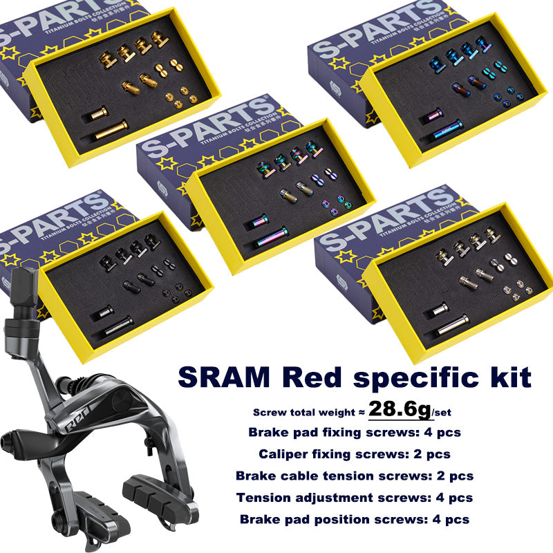 SPARTS Titanium Alloy C-Clamp Screws - Compatible with SRAM Series