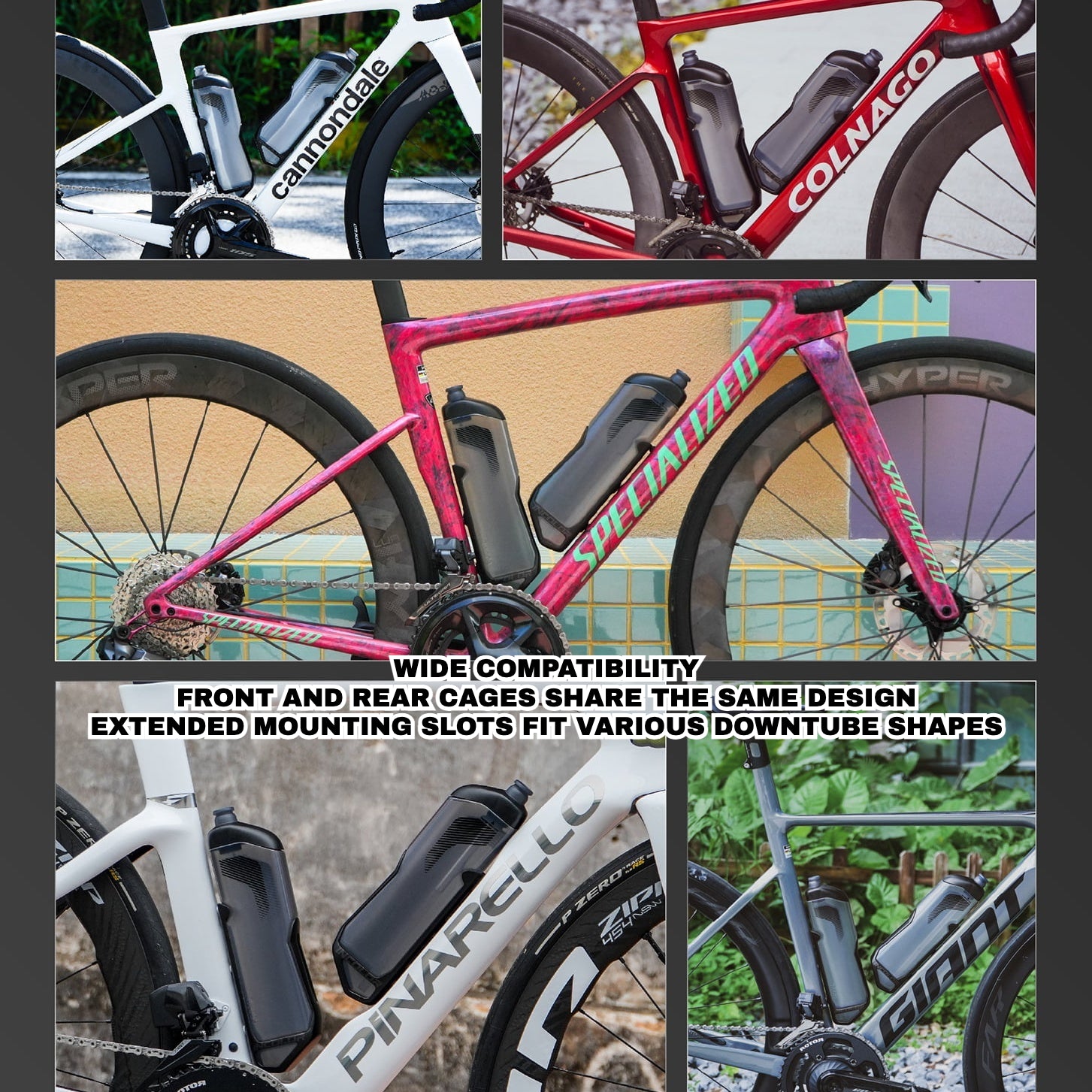 INCOLOR Aero Cycling Bottle & Carbon Cage｜Aero Water Bottle｜Save