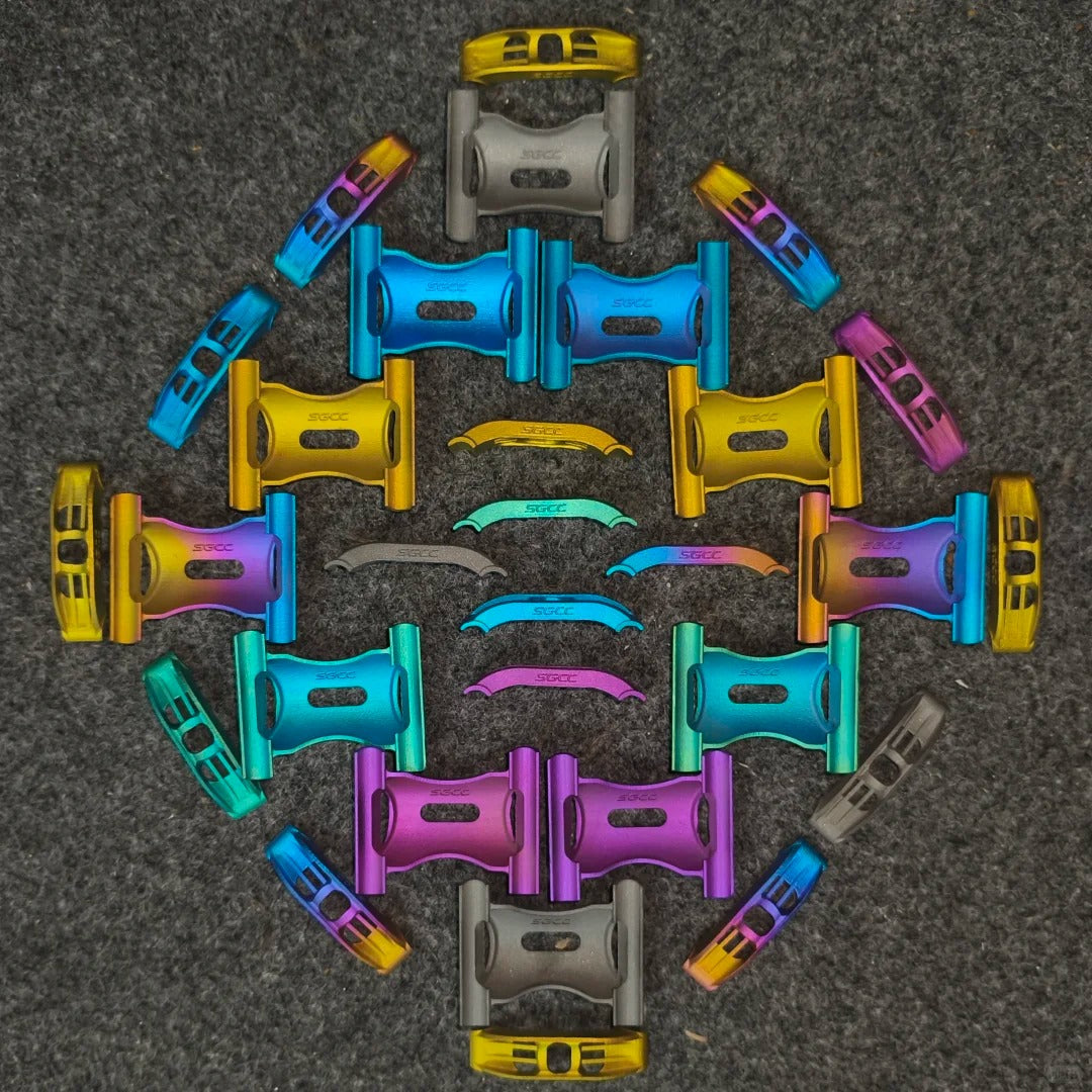 Quick Titanium Saddle Clamp Kit｜22g Ultra-Light｜Compatible with Quick Pro & All Quick Models｜Multiple Colors