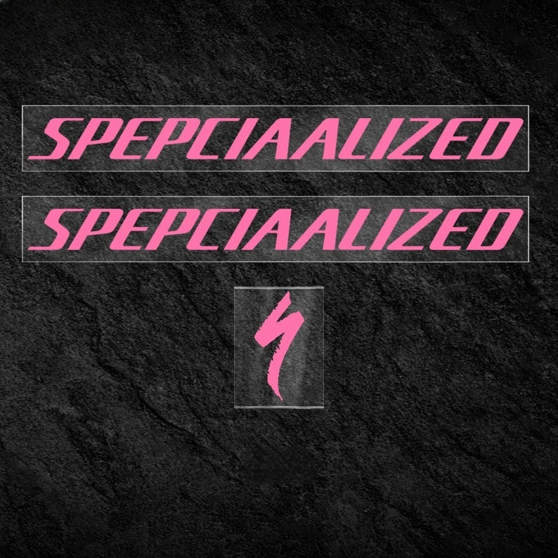 Specialized Allez Sprint Frame Logo Sticker Decal Color Change Kit Waterproof Custom Vinyl