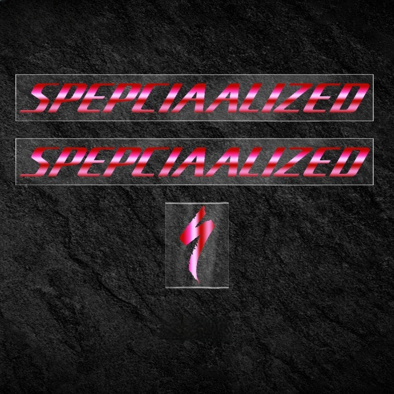 Specialized Allez Sprint Frame Logo Sticker Decal Color Change Kit Waterproof Custom Vinyl