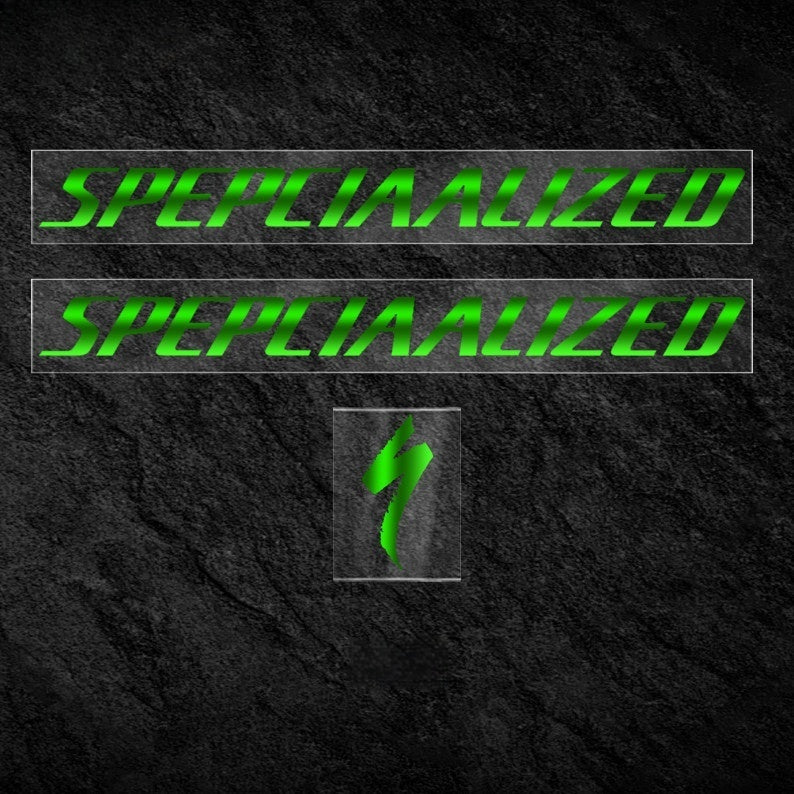Specialized Allez Sprint Frame Logo Sticker Decal Color Change Kit Waterproof Custom Vinyl