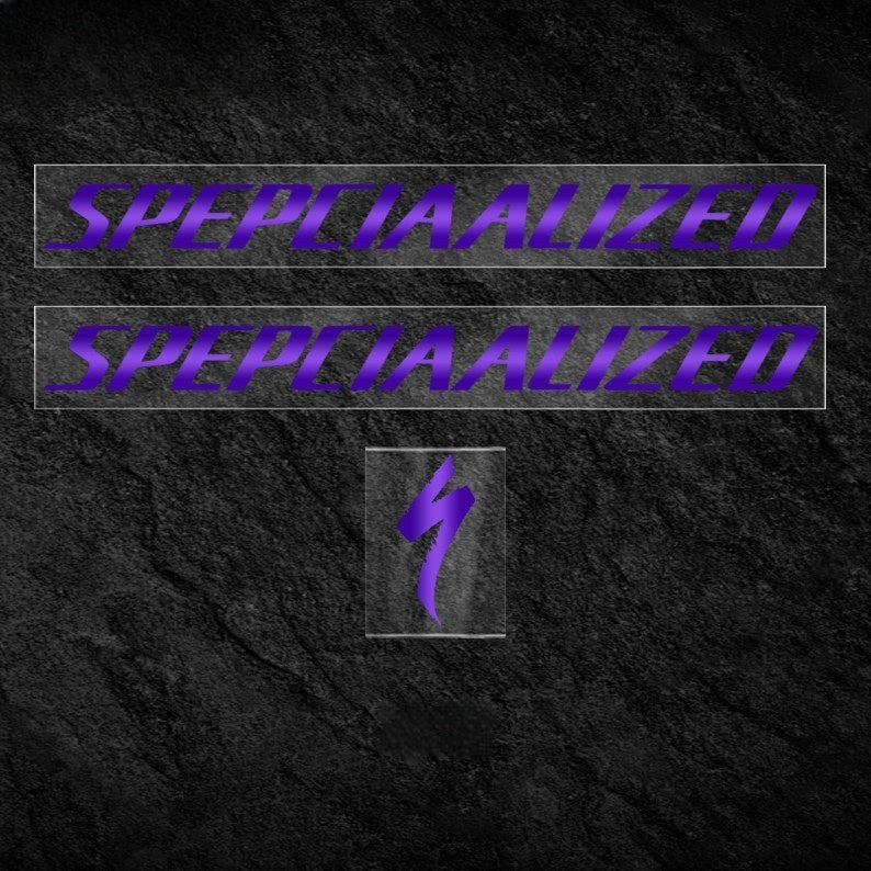 Specialized Allez Sprint Frame Logo Sticker Decal Color Change Kit Waterproof Custom Vinyl