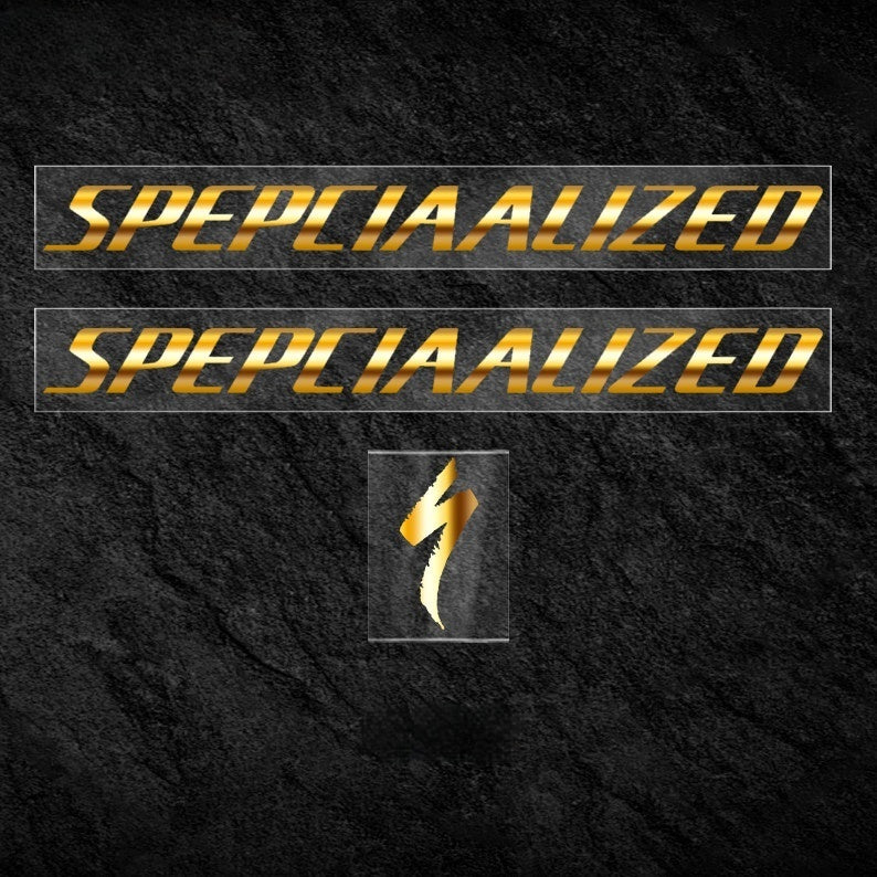 Specialized Allez Sprint Frame Logo Sticker Decal Color Change Kit Waterproof Custom Vinyl