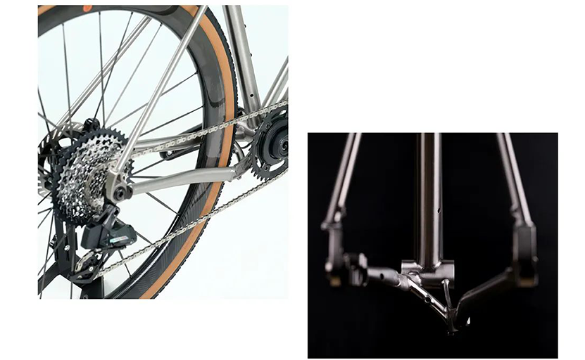 S-PARTS Titanium Alloy Gravel Bike Frame