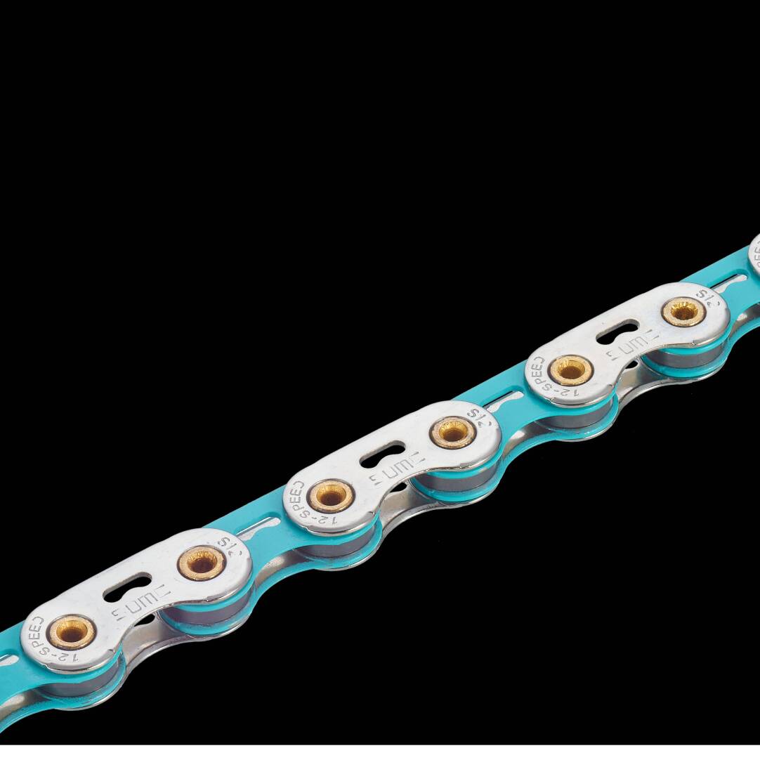 SUMC S12SLPRO 12-Speed Hollow Crescent Chain – Dual-Color Design, Compatible with Shimano 12s