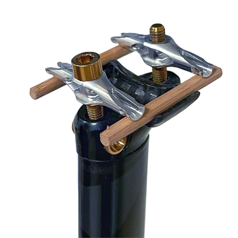 Ultra-Light Split Clamp Kit for GIANT TCR / Propel / Defy – Carbon Base + Ti or Alu Rails